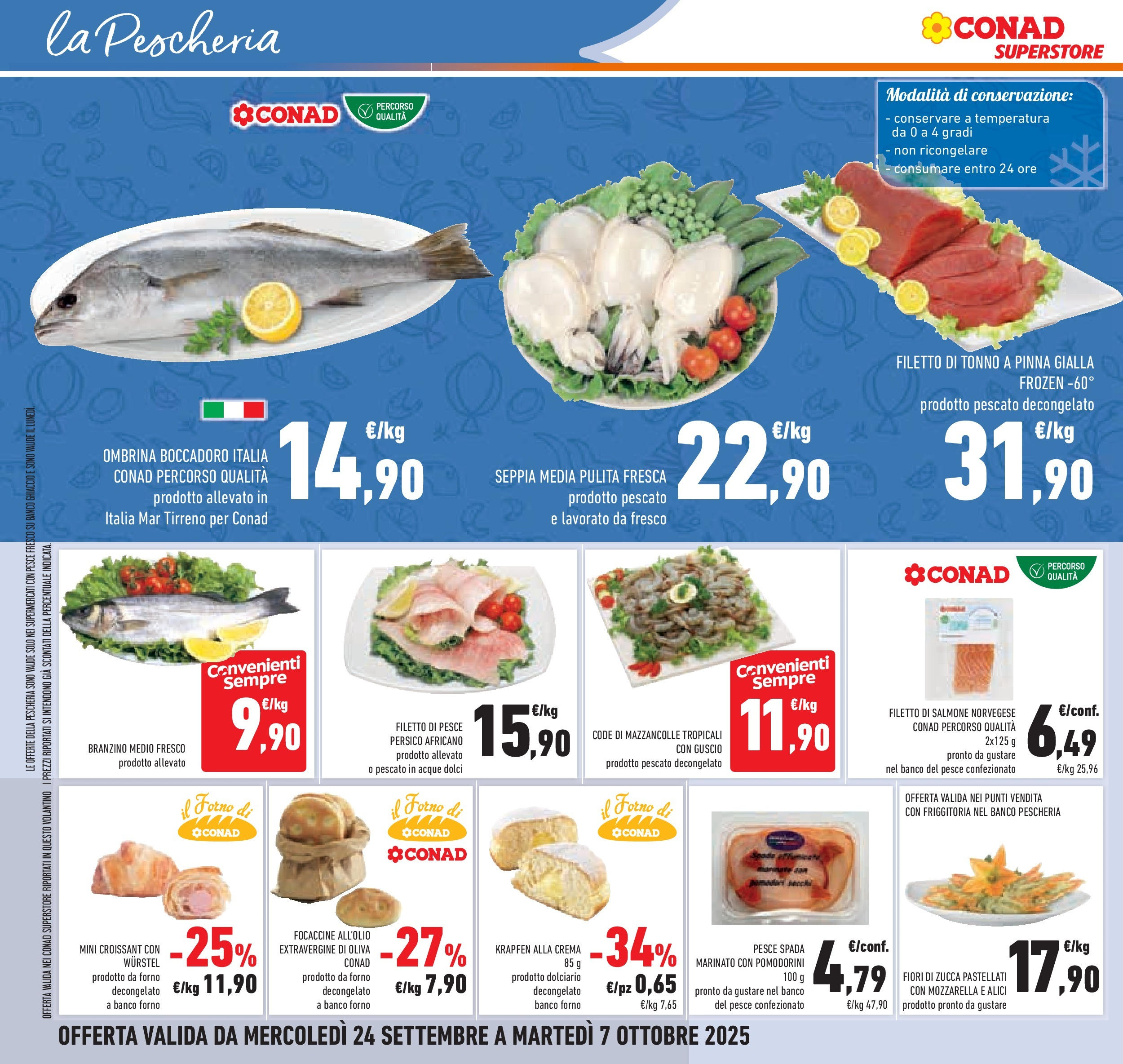 Volantino Conad dal 23/09/2025 > Anteprima | Pagina: 36 | Prodotti: Pesce, Zucca, Pesce spada, Alici