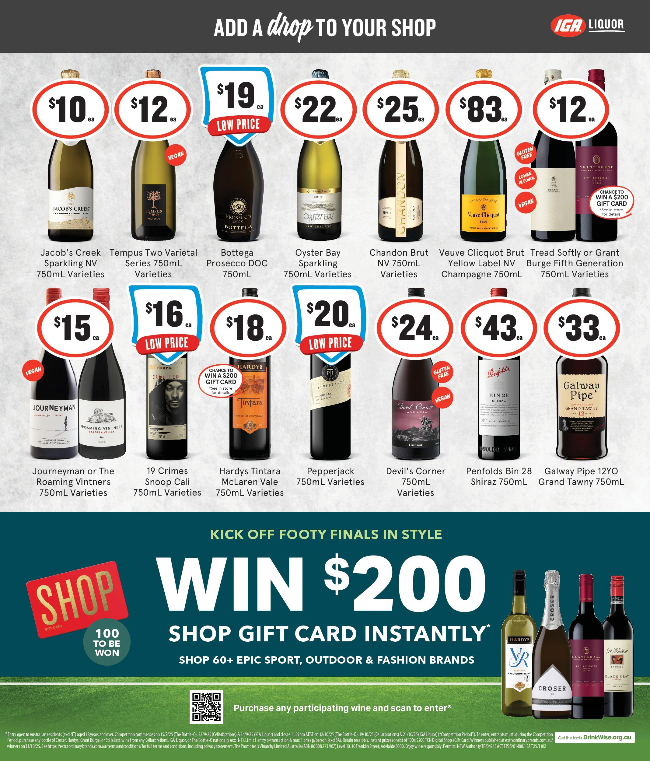 Discover - Add a Drop to Your Footy Shop 24/09 - 23/09/2025 > weekly / monthly specials | Page: 5 | Products: Wine, Digital