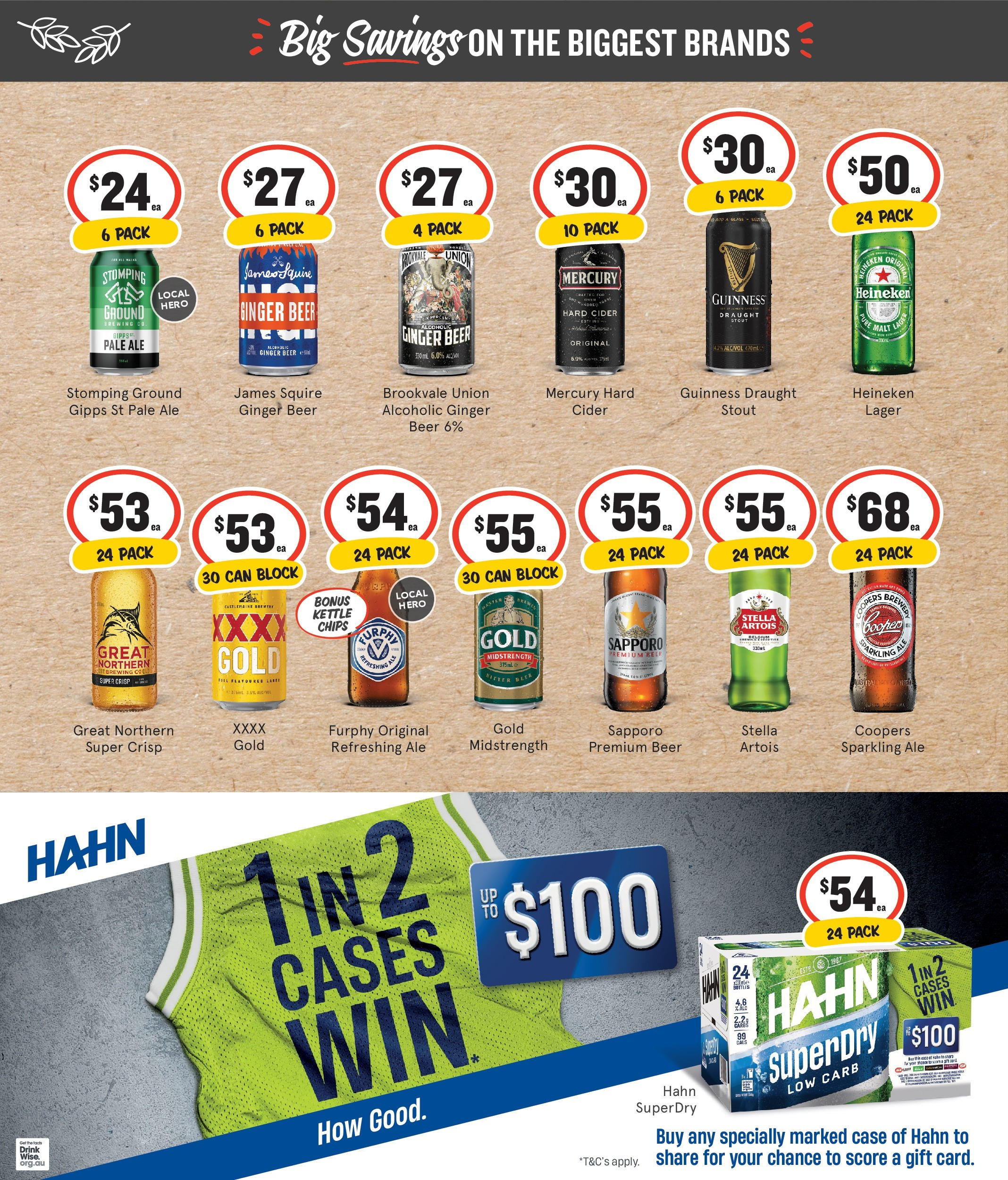 Discover - Add a Drop to Your Footy Shop 24/09 - 23/09/2025 > weekly / monthly specials | Page: 6 | Products: Ginger, Case, Tools, Kettle