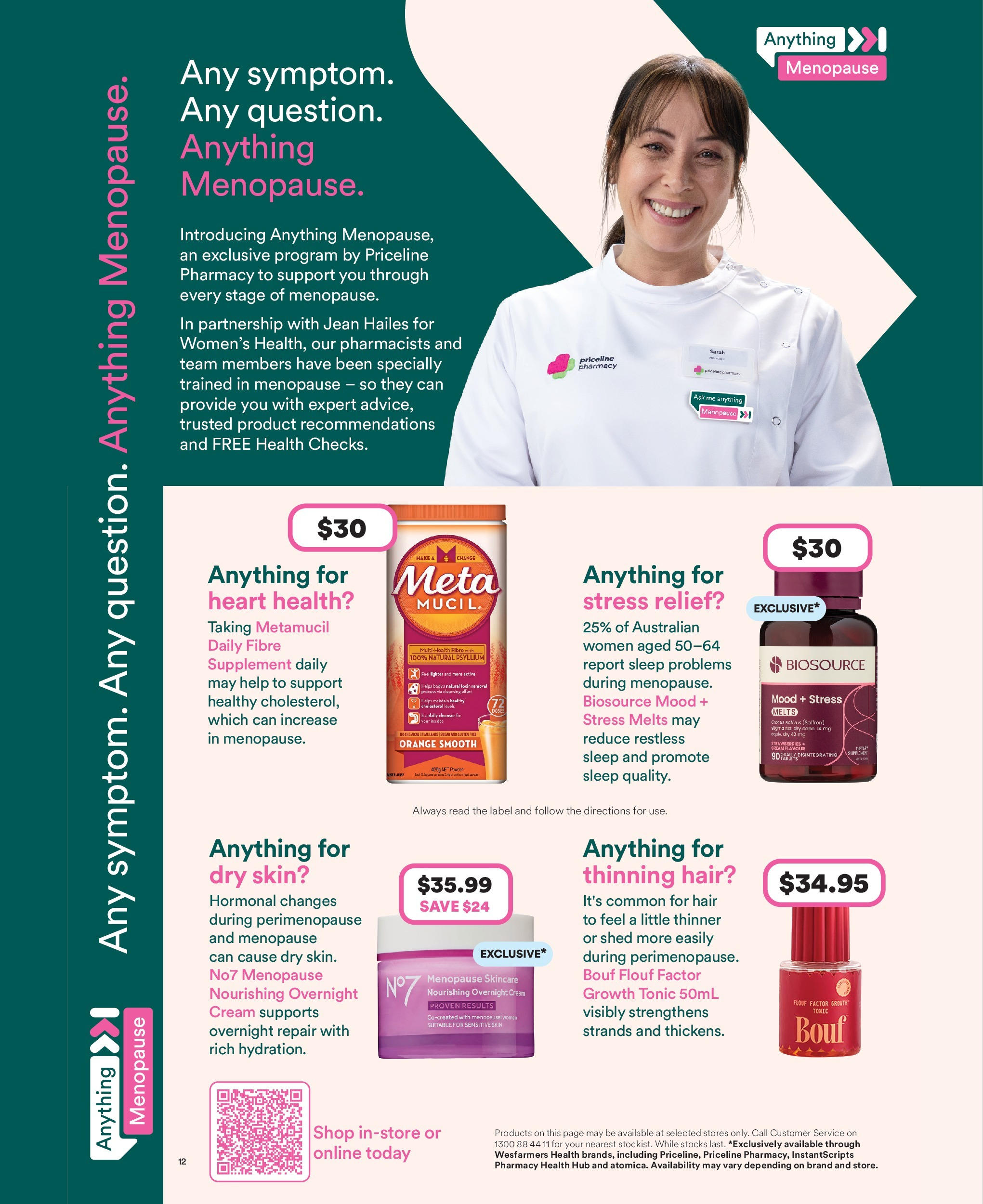 Priceline Pharmacy - Fresh Spring Offers - 25/09/2025 > weekly / monthly specials | Page: 4 | Products: Cream, Shed, Sensitive skin