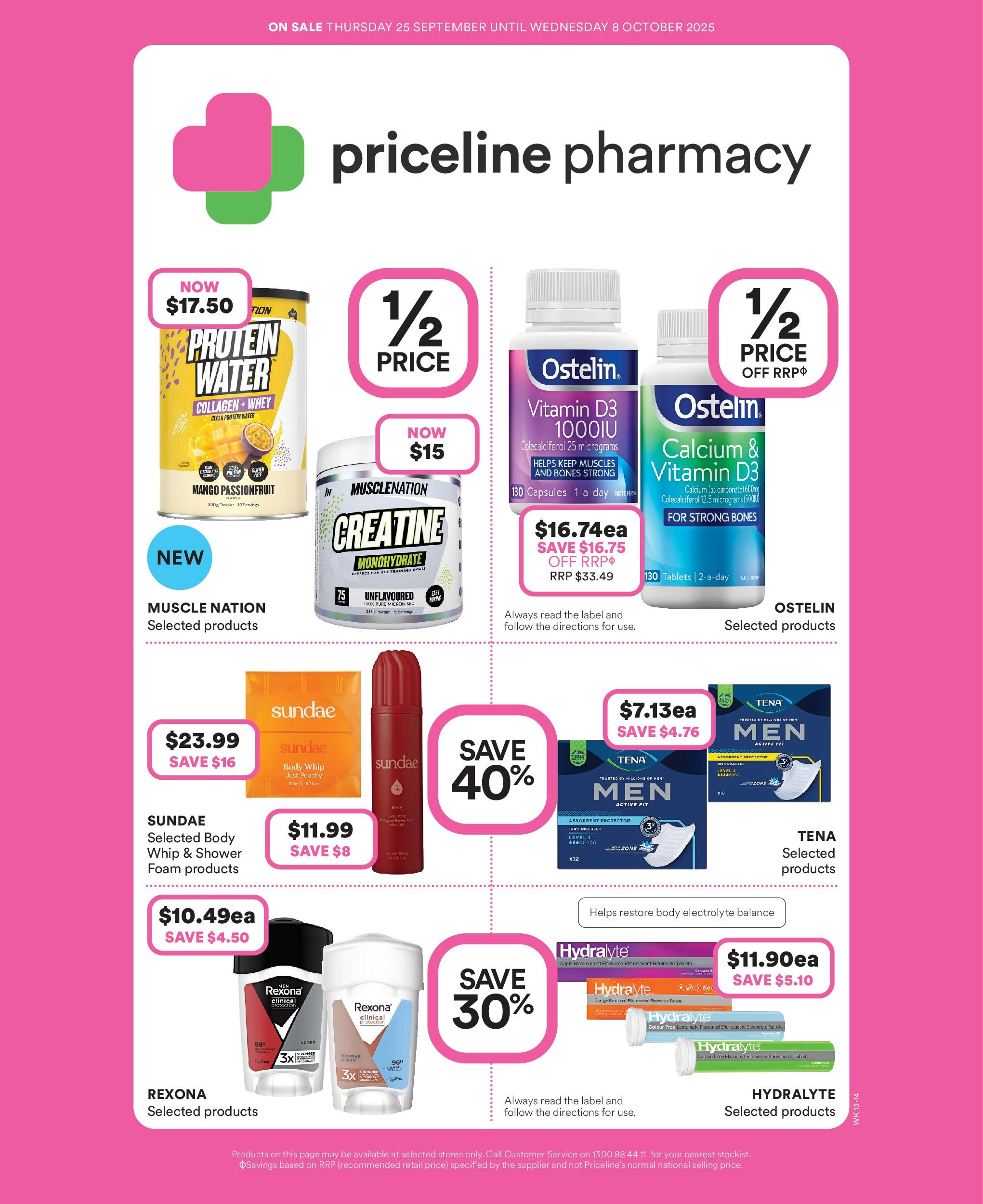 Priceline Pharmacy - Fresh Spring Offers - 25/09/2025 > weekly / monthly specials | Page: 5 | Products: Passionfruit, Water, Collagen, Tablets