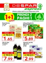 Despar Express Prendi 2 , paghi 1 - al 24.09.2025