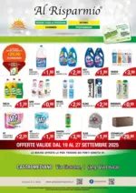 Al Risparmio OFFERTE VALIDE DAL 19 AL 27 SETTEMBRE 2025 - al 27.09.2025