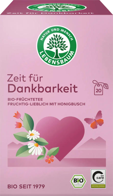LEBENSBAUM Früchtetee "Zeit für Dankbarkeit" (20 Beutel)