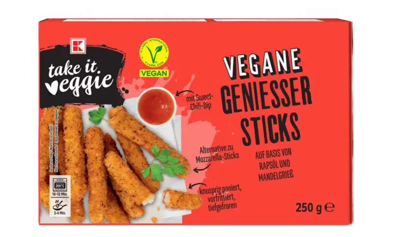 K-Take it Veggie Вегански панирани пръчици с дип