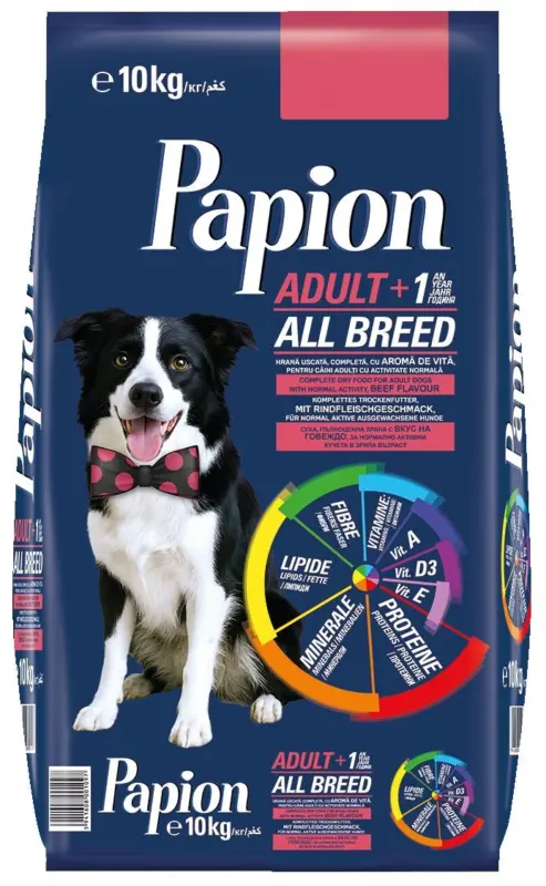 Papion Суха храна за кучета различни видове