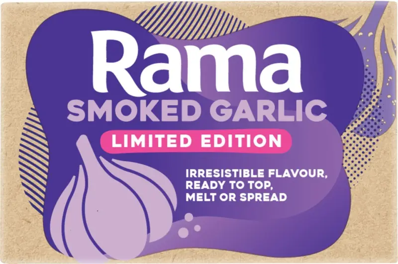 RAMA Маргарин с вкус на пушен чесън