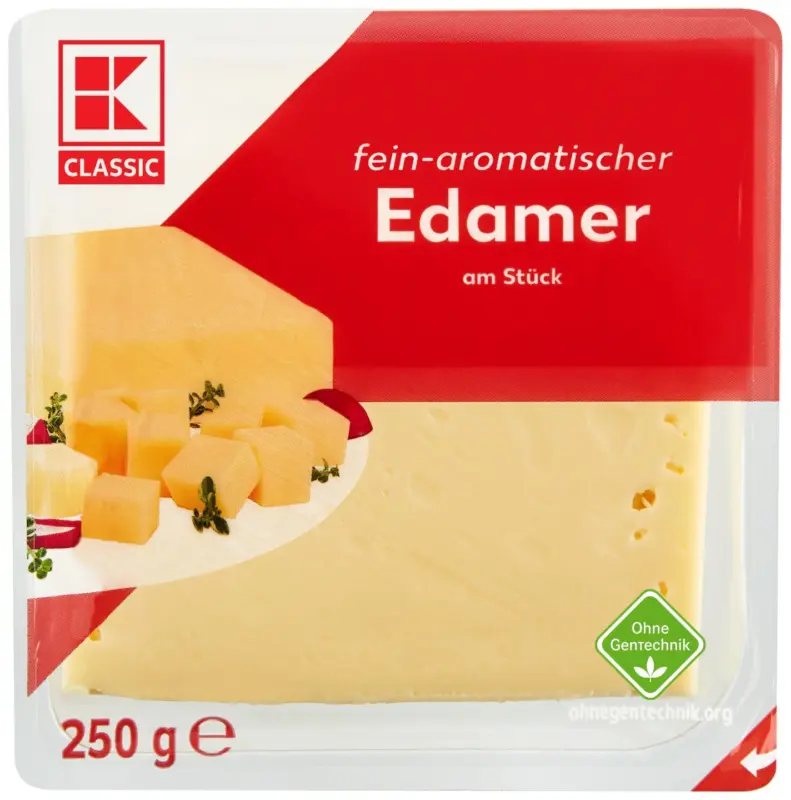 K-CLASSIC Едам или Гауда 45% масленост