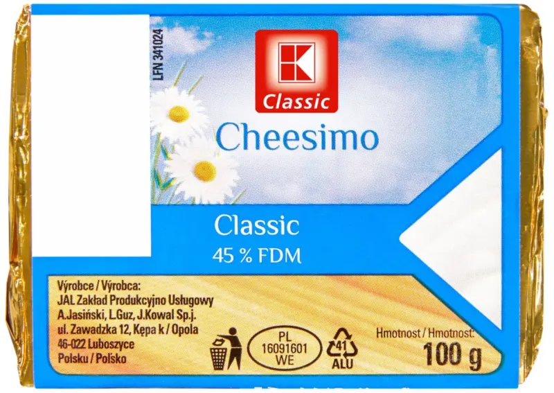 K-CLASSIC Топено сирене различни вкусове