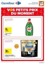 Carrefour VOS PETITS PRIX DU MOMENT - au 29.09.2025