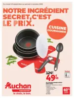 Auchan Supermarché Notre ingrédient secret c'est le prix dans votre super - au 04.10.2025