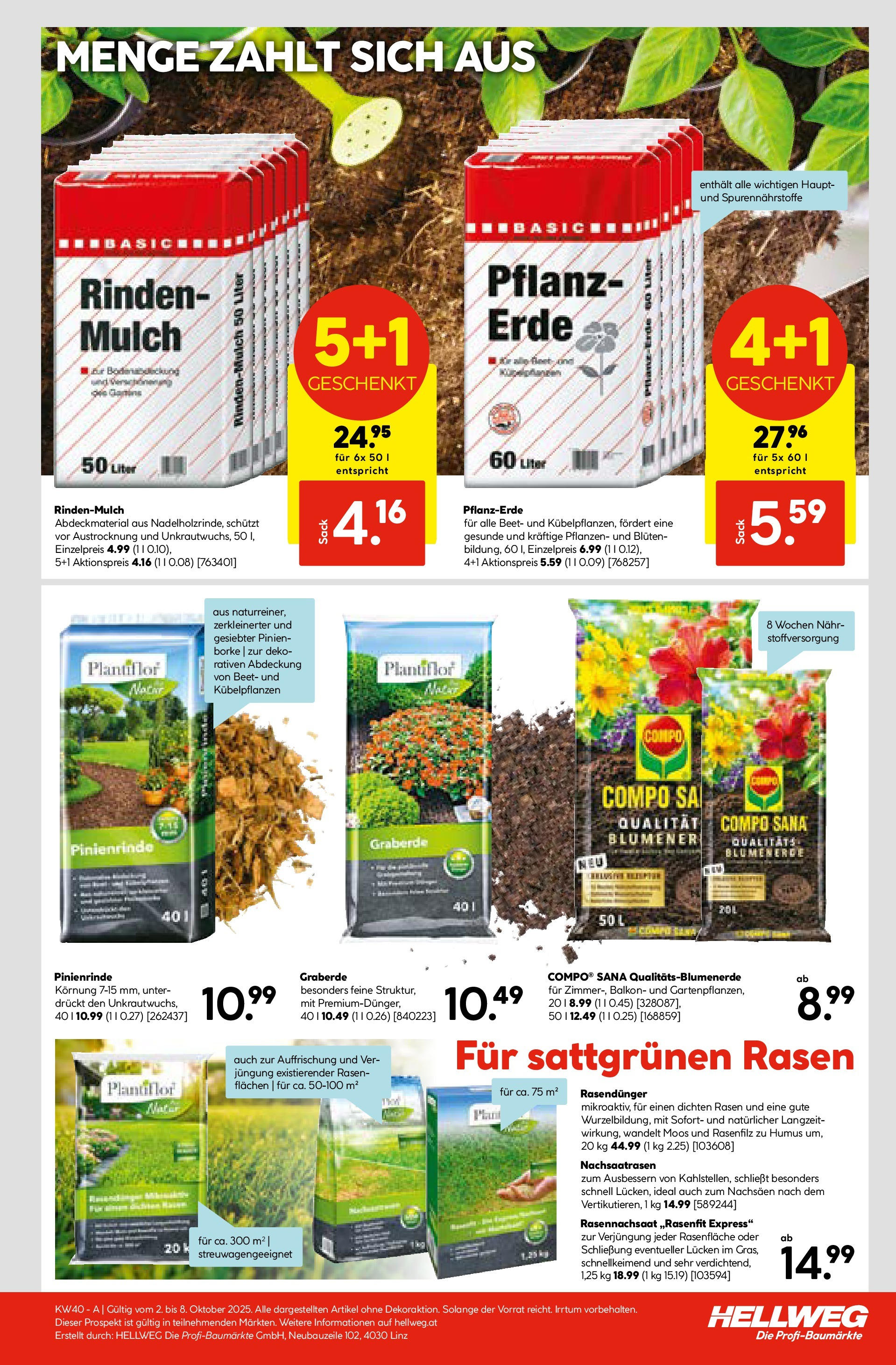 HELLWEG Fürstenfeld von 02.10.2025 - Aktuelle Angebote | Seite: 19