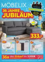 Möbelix 36 Jahre Jubiläum - bis 20.10.2025
