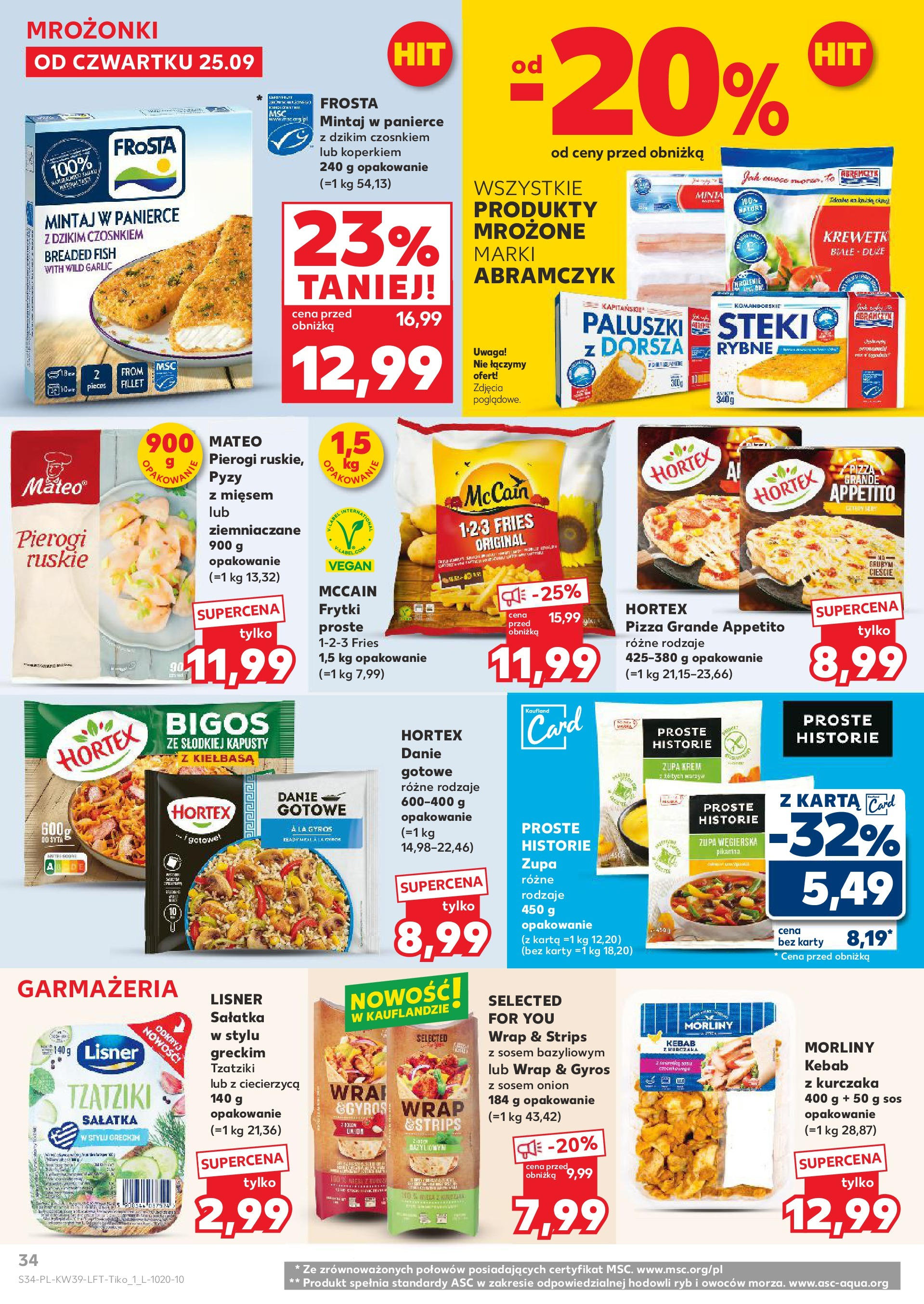 Kaufland gazetka od 25.09.2025 - od jutra PDF | Strona: 34 | Produkty: Kabel, Ciecierzyca, Paluszki, Zupa