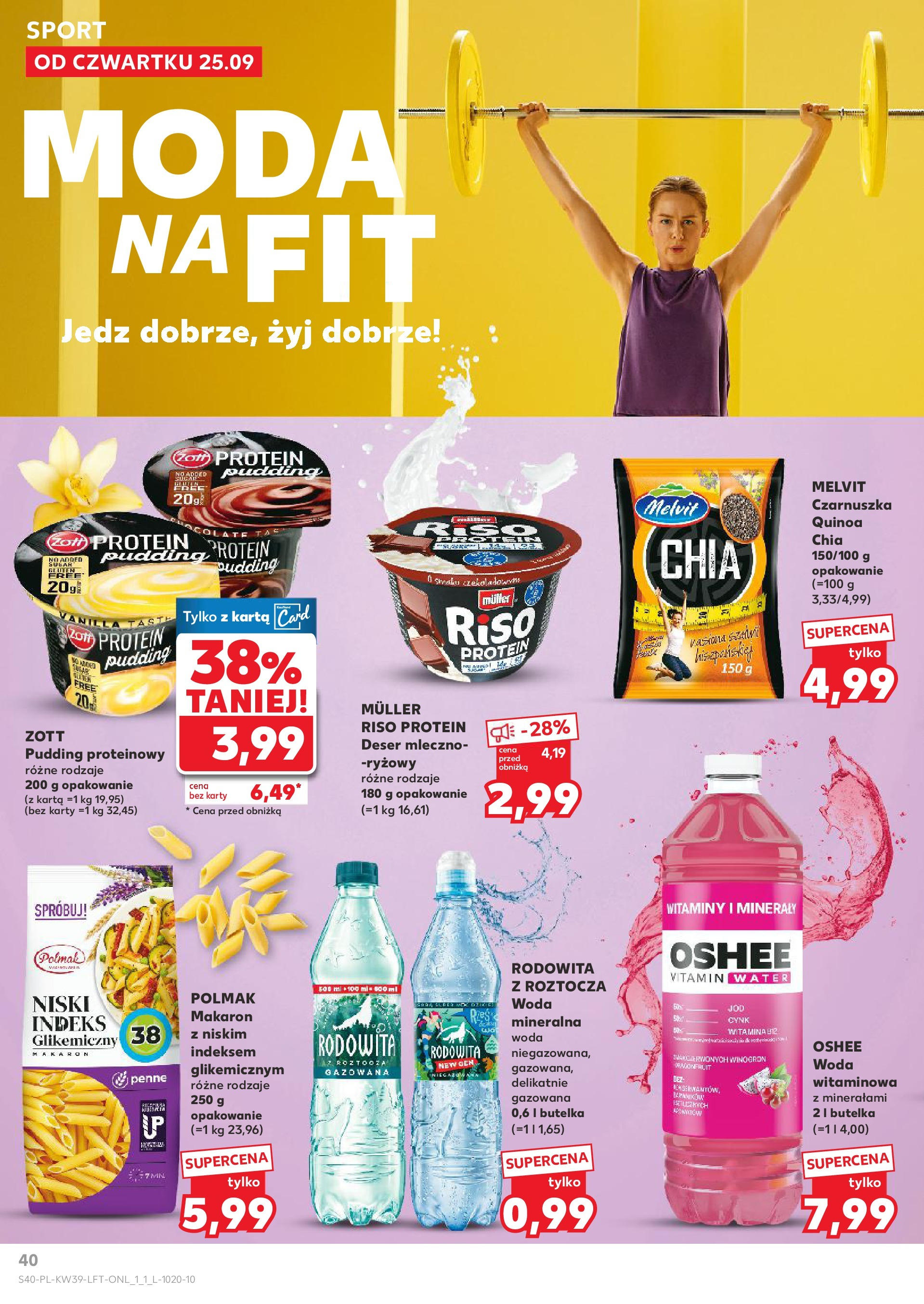 Kaufland gazetka od 25.09.2025 - od jutra PDF | Strona: 40 | Produkty: Karta, Czarnuszka, Penne, Quinoa