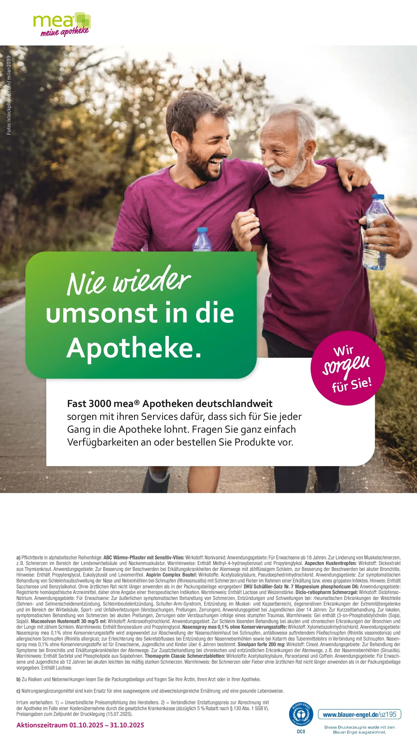Entdecke - mea Apotheke: Top Angebote im Oktober! (ab 30.09.2025) zum Blättern | Seite: 4