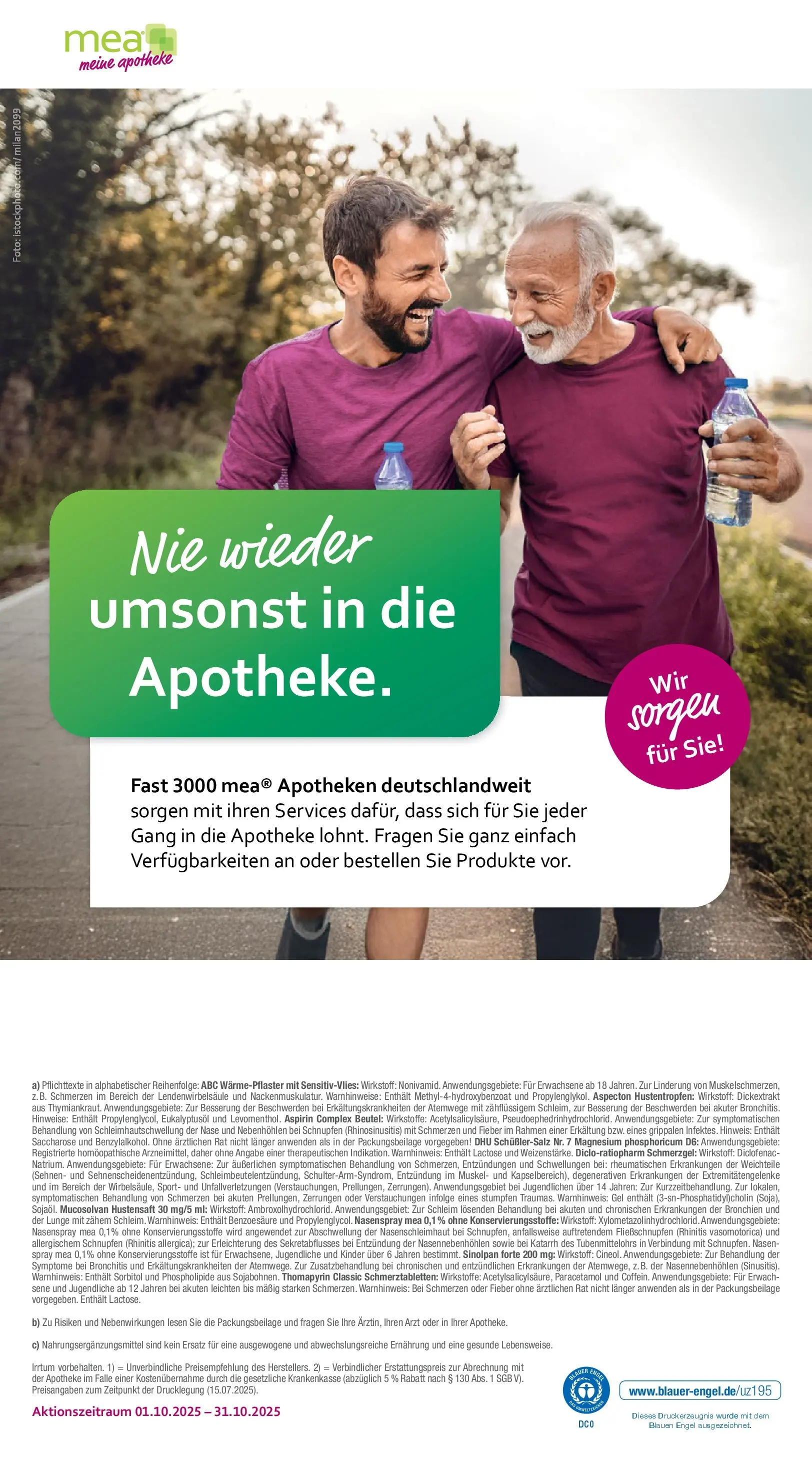 Entdecke - mea Apotheke: Top Angebote im Oktober! (ab 30.09.2025) zum Blättern | Seite: 4
