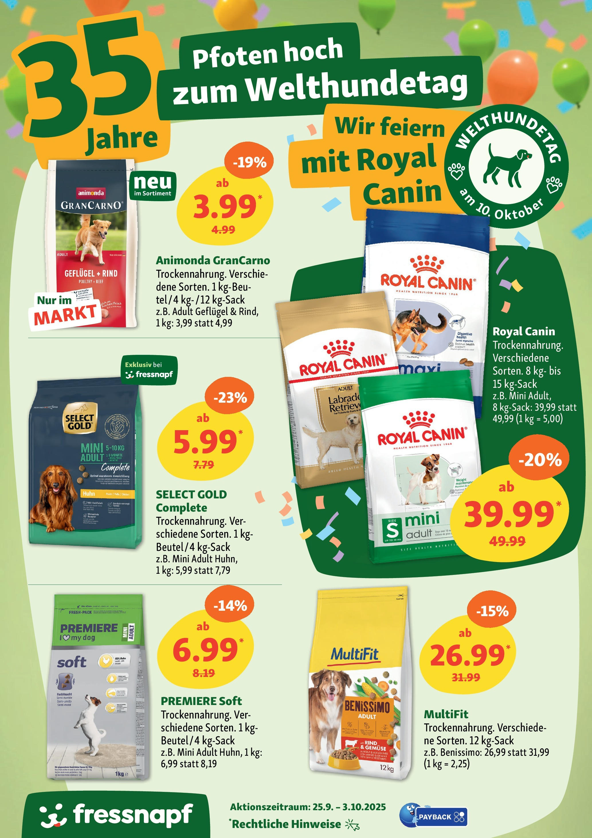 Fressnapf Prospekt 	 (ab 24.09.2025) zum Blättern | Seite: 6 | Produkte: Gemüse