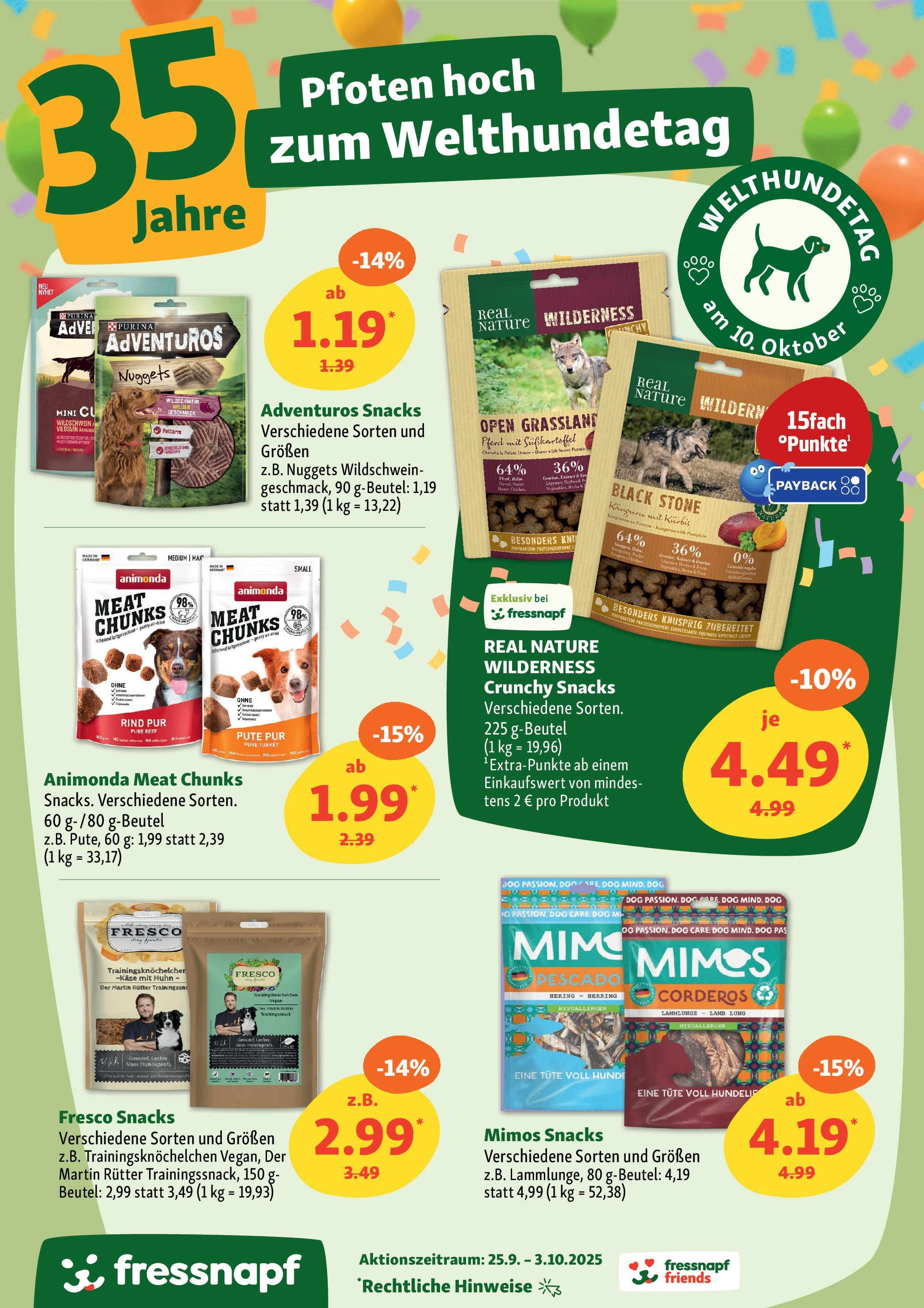 Fressnapf Prospekt 	 (ab 24.09.2025) zum Blättern | Seite: 7 | Produkte: Pute, Käse, Kürbis