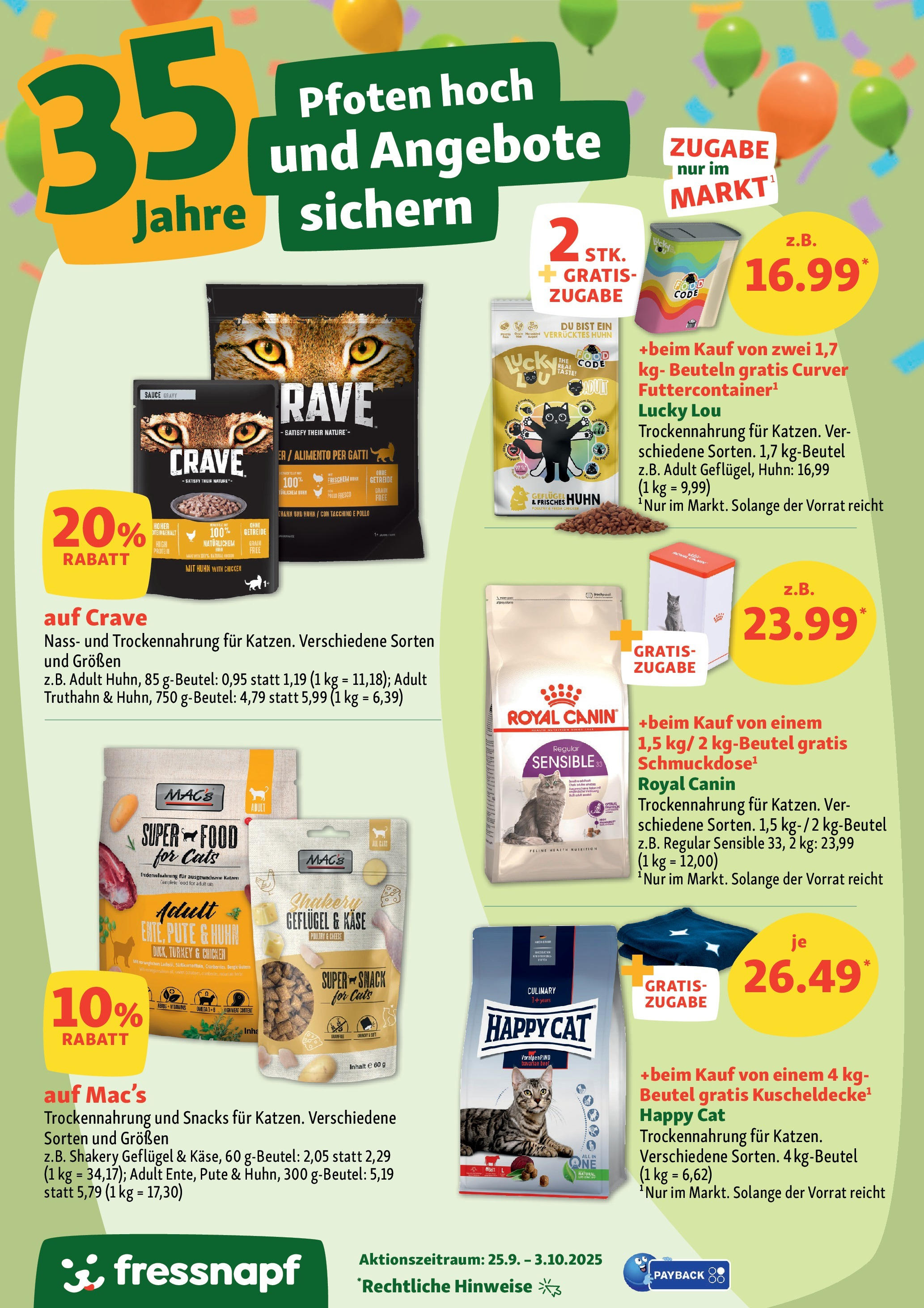 Fressnapf Prospekt 	 (ab 24.09.2025) zum Blättern | Seite: 14 | Produkte: Pute, Käse, Getreide