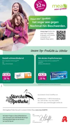 Entdecke - mea Apotheke: Top Angebote im Oktober! ab 30.09.2025 gültig