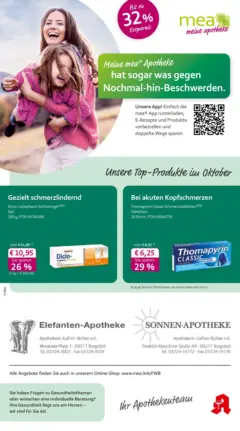 Entdecke - mea Apotheke: Top Angebote im Oktober! ab 30.09.2025 gültig