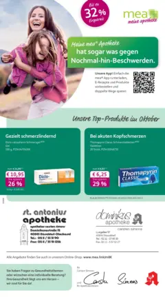 Entdecke - mea Apotheke: Top Angebote im Oktober! ab 30.09.2025 gültig