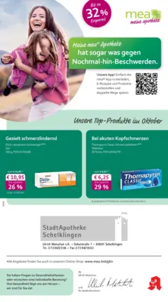 Entdecke - mea Apotheke: Top Angebote im Oktober! ab 30.09.2025 gültig