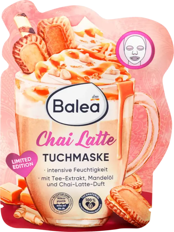 Balea Tuchmaske Chai Latte