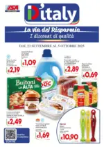 D'Italy La via del risparmio - al 05.10.2025