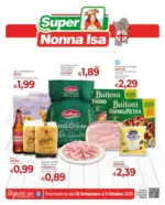 Nonna Isa Promozione dal 23 settembre al 5 ottobre - al 05.10.2025
