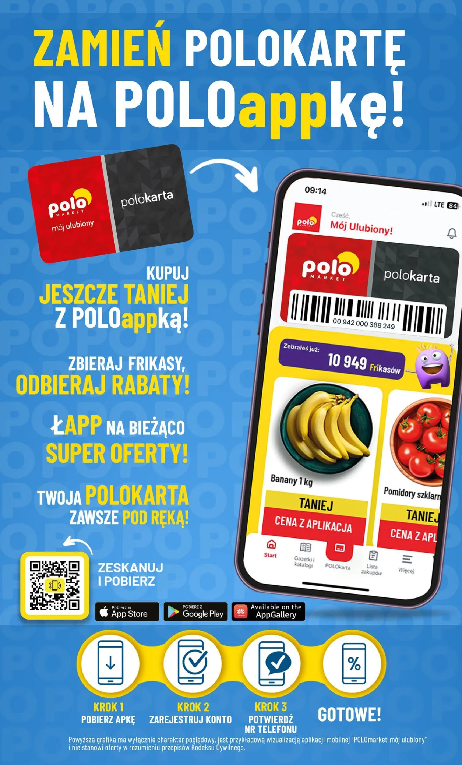 Nowa POLOmarket gazetka od jutra 19.11.2025 (PDF) | Strona: 2 | Produkty: Pomidory, Banany