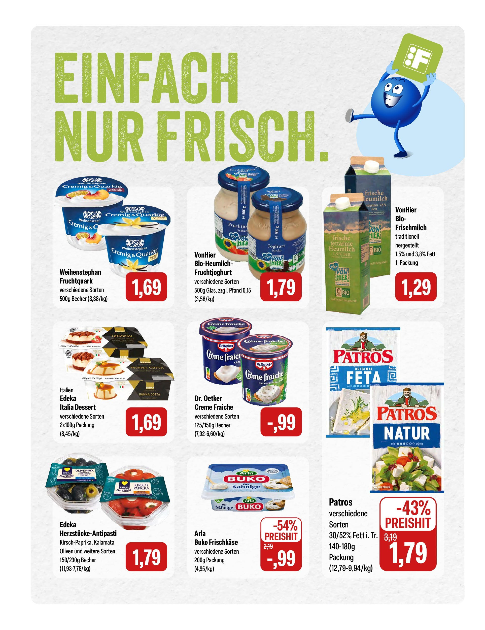 Feneberg Angebote (ab 25.09.2025) zum Blättern | Seite: 6 | Produkte: Feta, Fruchtjoghurt, Creme, Paprika