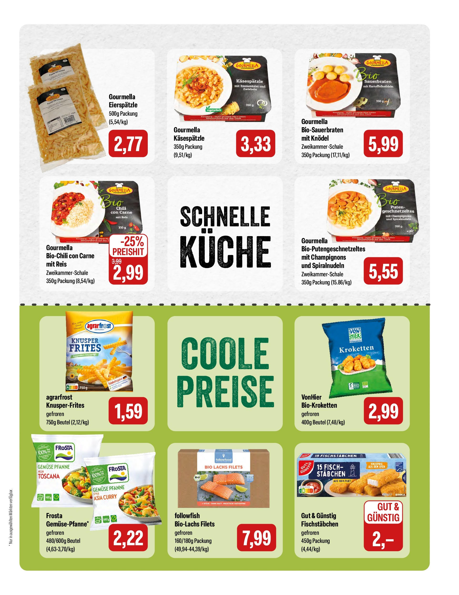 Feneberg Angebote (ab 25.09.2025) zum Blättern | Seite: 13 | Produkte: Frosta, Zwiebeln, Fischstabchen, Chili