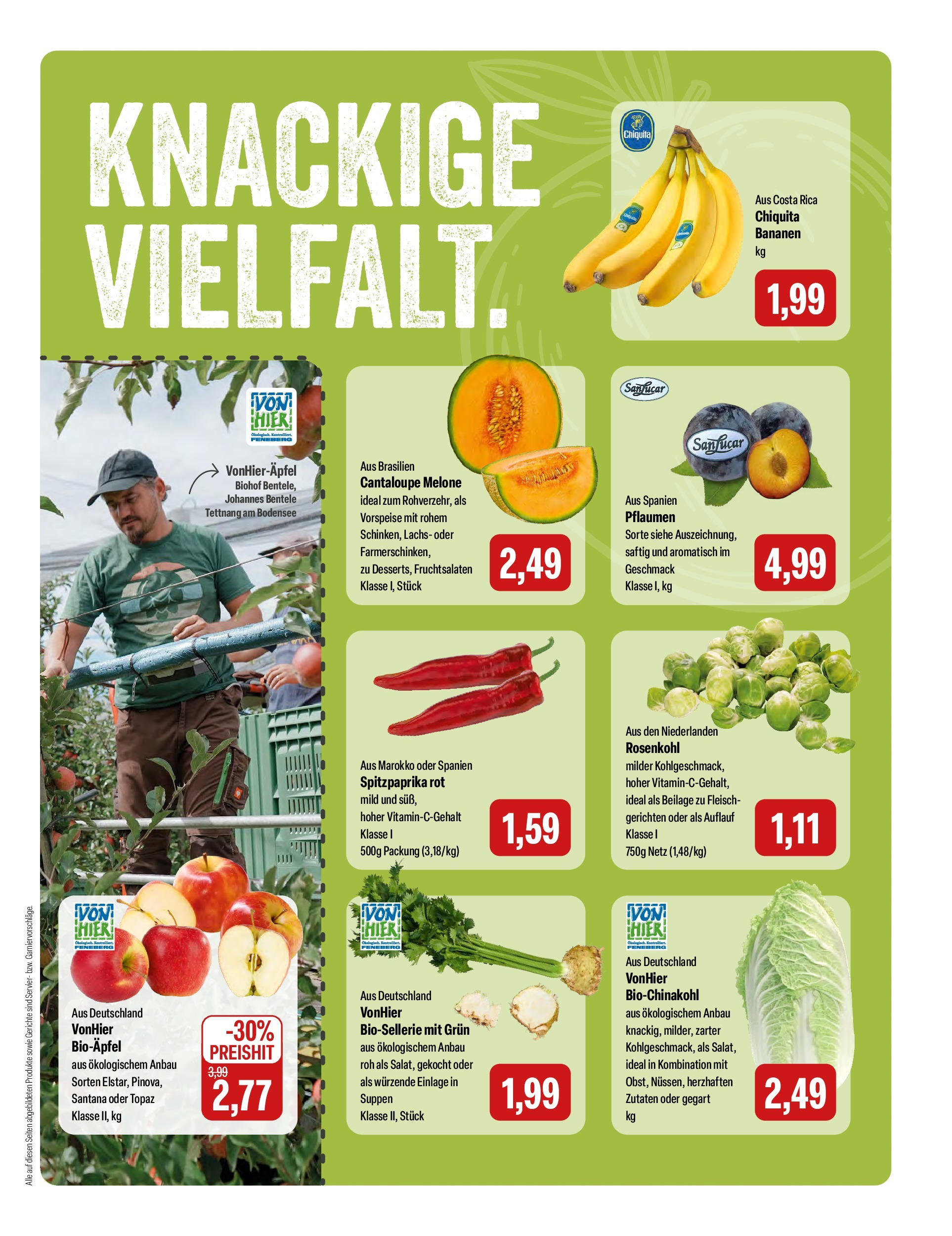 Feneberg Angebote (ab 02.10.2025) zum Blättern | Seite: 5 | Produkte: Pflaumen, Lachs, Melone, Fleisch