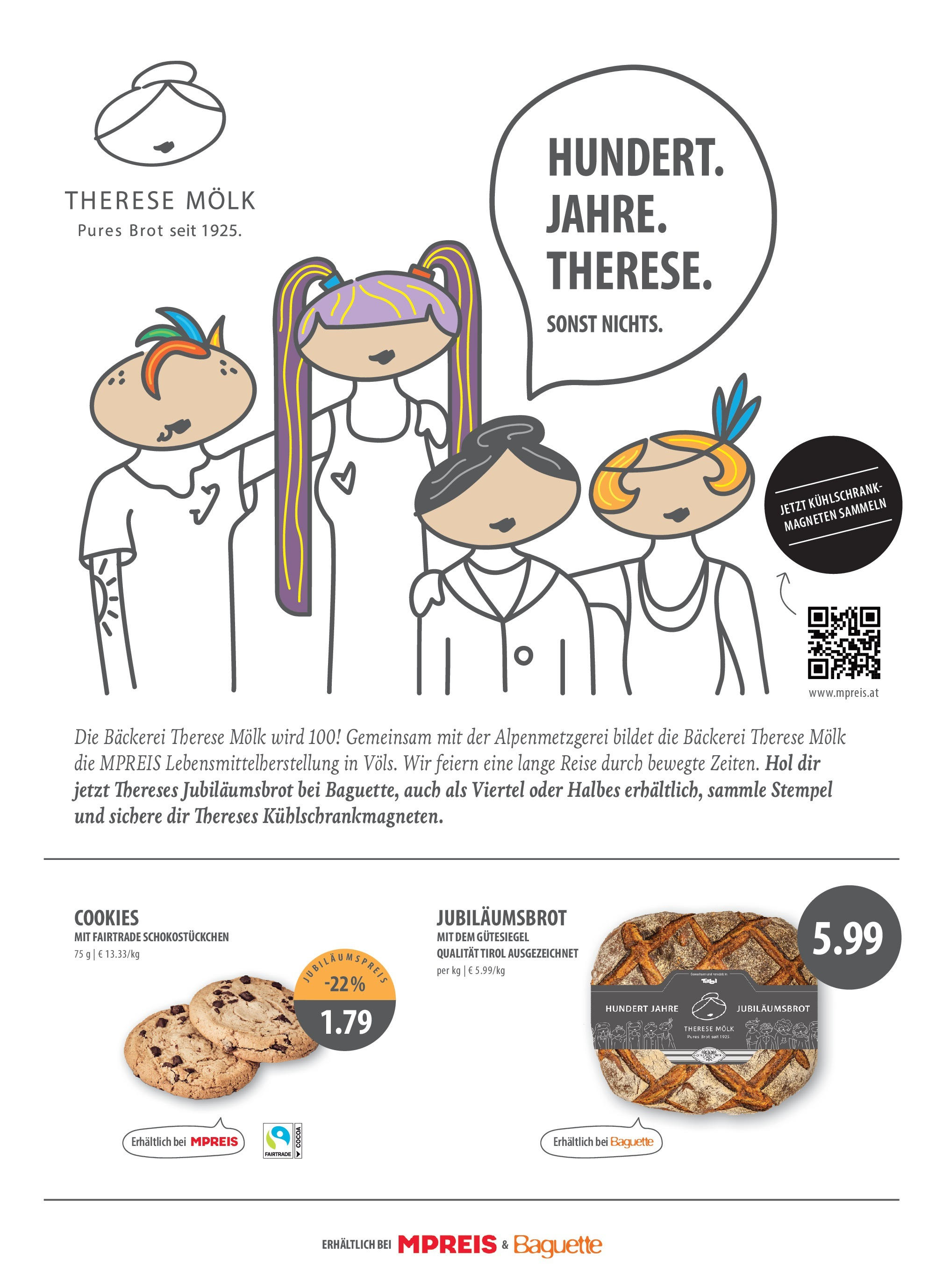 MPREIS Sillian von 02.10.2025 - Aktuelle Angebote | Seite: 7 | Produkte: Jääkaappipakastin, Kühlschrank, Bäckerei, Brot
