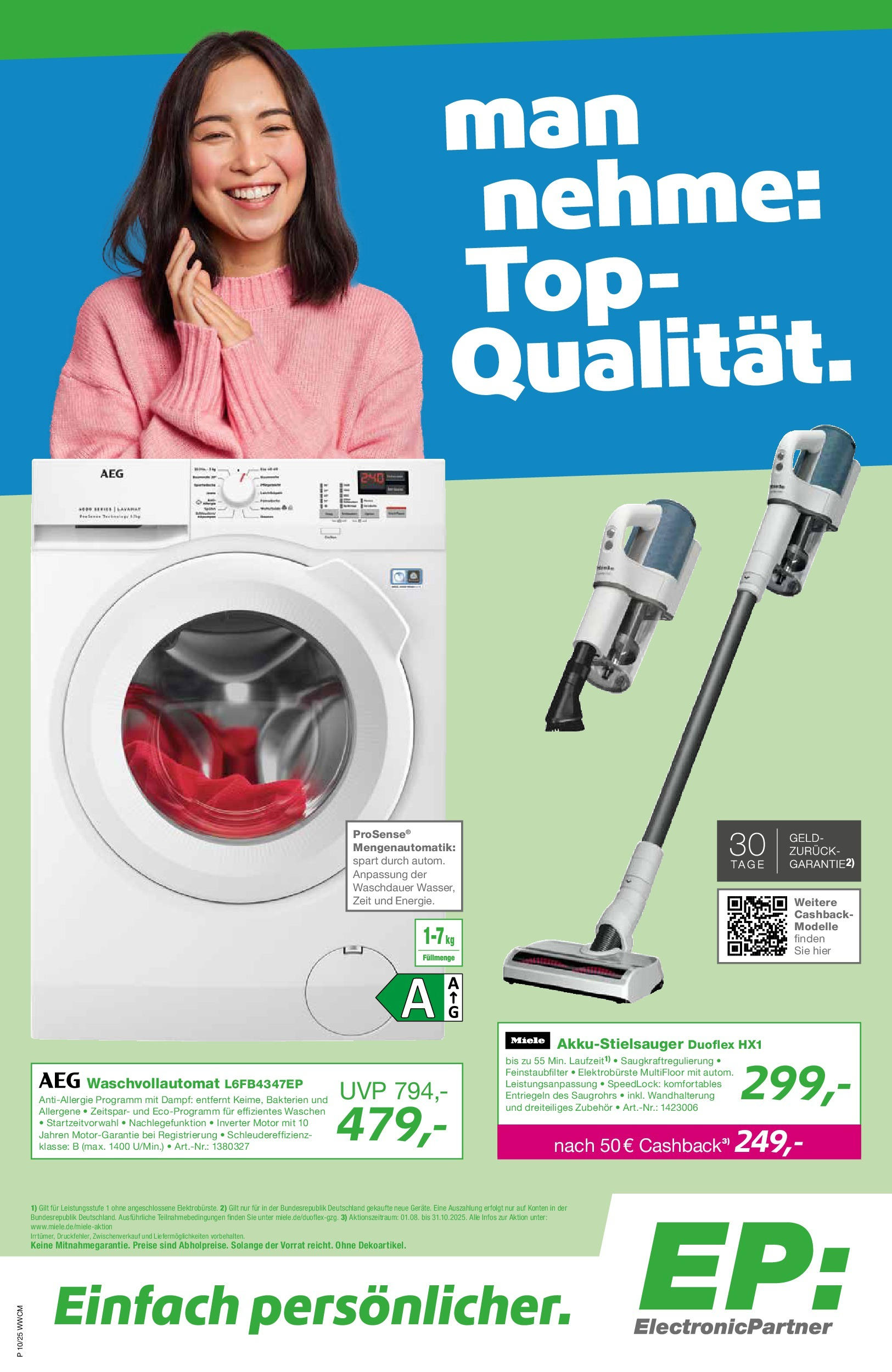 Entdecke - EP: Angebote (ab 25.09.2025) zum Blättern | Seite: 1 | Produkte: Top, Miele, AEG