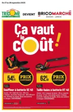 Tridôme Ça vaut le coût! - au 28.09.2025