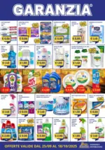 Gruppo Garanzia Offerte valide dal 25/09 al 18/10/2025 - al 18.10.2025
