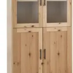 JYSK JYSK Vitrină SANDBY 2 uși stejar natur/negru