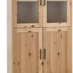 JYSK Vitrină SANDBY 2 uși stejar natur/negru