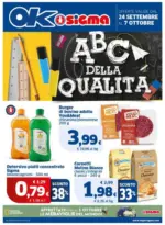 Ok Sigma ABC della qualità - al 07.10.2025