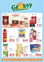 Grossy Self-service all'ingrosso - al 07.10.2025