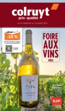 Colruyt FOIRE AUX VINS JURA - au 05.10.2025