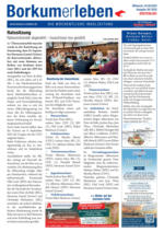 Borkum-Aktuell - Das Inselmagazin Borkumerleben - bis 01.10.2025