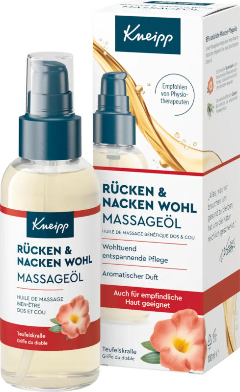 Kneipp Massageöl Rücken & Nacken Wohl