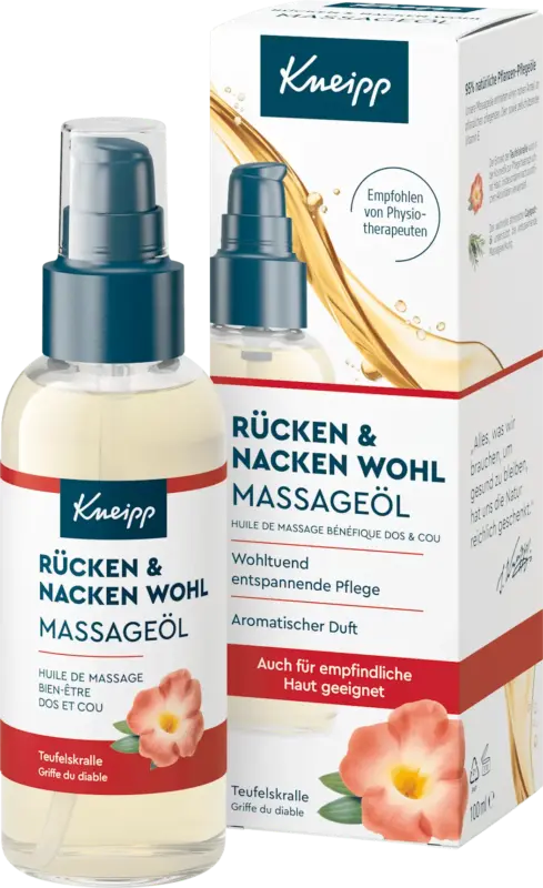 Kneipp Massageöl Rücken & Nacken Wohl