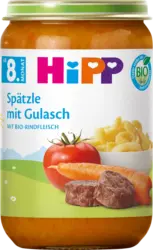 HiPP Menü Spätzle mit Gulasch ab dem 8. Monat