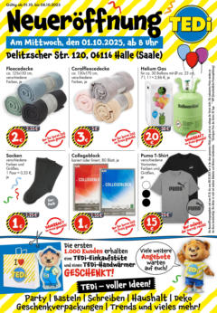 TEDi - TEDi Neueröffnung in Halle (Saale) ab 01.10.2025 gültig