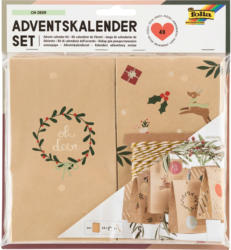 Dekorieren & Einrichten Adventskalender-Set mit bedruckten Tüten